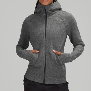 Lulu lemon Scuba Full-Zip Hoodie, gray size 10